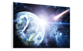 obraz-na-szkle-szklany-kosmos-ziemia-kometa-50x70