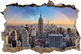 fototapeta-dziura-3d-naklejka-tecza-new-york-widok