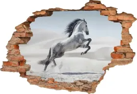 fototapeta-3d-samoprzylepna-naklejka-dekoracyjna-na-sciane-bialy-kon-rumak