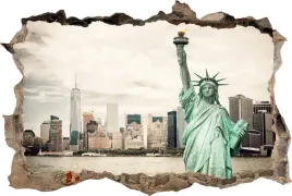 fototapeta-dziura-3d-naklejka-statua-wolnosci