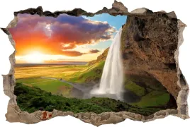 naklejki-na-sciane-fototapeta-3d-dziura-wodospad