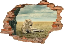 fototapeta-3d-samoprzylepna-naklejka-dekoracyjna-lew-pustynia