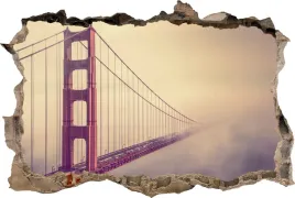 fototapeta-dziura-3d-naklejka-golden-gate-most