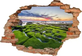 fototapeta-3d-samoprzylepna-naklejka-na-sciane-3d-zielone-wybrzeze-zachod