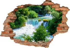 fototapeta-3d-samoprzylepna-naklejka-scienna-dekoracyjna-wodospad-zielen