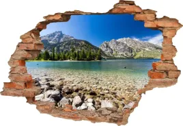 fototapeta-3d-samoprzylepna-naklejka-dekoracyjna-scienna-jezioro-w-gorach