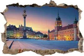 fototapeta-dziura-3d-naklejka-na-sciane-rynek-noca