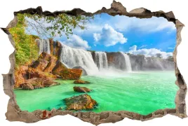 fototapeta-dziura-3d-naklejka-wodospady-tajlandia