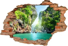 fototapeta-3d-samoprzylepna-naklejka-dziura-dekoracyjna-tajlandia-tropiki