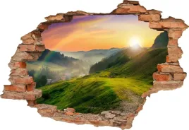 fototapeta-3d-samoprzylepna-naklejka-na-sciane-do-salonu-gory-widok-tecza