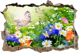 naklejki-na-sciane-fototapeta-3d-dziura-kwiat