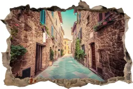 naklejki-na-sciane-fototapeta-3d-dziura-uliczka