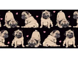 mata-ochronna-na-biurko-piesek-bulldog-slodki