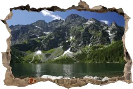 fototapeta-dziura-3d-naklejka-scienna-jezioro-gory