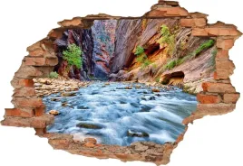 fototapeta-3d-samoprzylepna-naklejka-na-sciane-dekoracyjna-potok-gorski