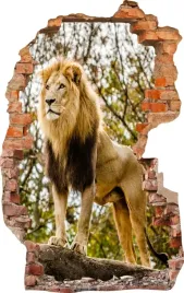 naklejki-na-sciane-fototapeta-3d-dziura-595-lew