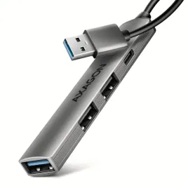 axagon-hub-usb-hue-sta-4x-usb-alu-strip-hub-1x-usb-a-5gbps-2x-usb-a-and
