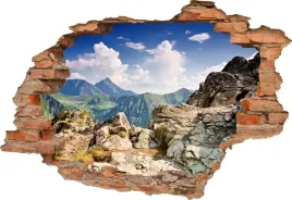 fototapeta-3d-samoprzylepna-naklejka-scienna-do-salonu-szczyty-gor-gory