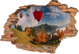 fototapeta-3d-samoprzylepna-naklejka-scienna-dekoracyjna-gory-balony