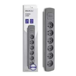 qoltec-50277-rozgaleziacz-18-m-6-x-gniazdo-sieciowe-wewnetrzna-szary