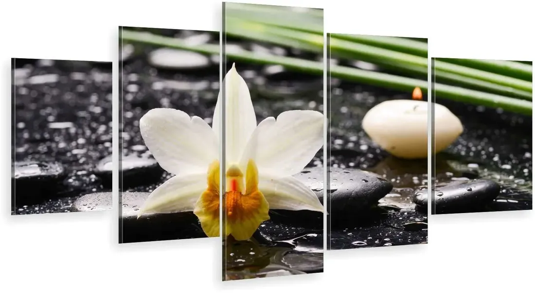 tryptyk-5-cz-na-plotnie-biala-orchidea-kwiat-zen