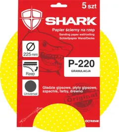 papier-scierny-shark-na-rzep-225mm-pasuje-do-flex-festool-mirka-p220-5szt