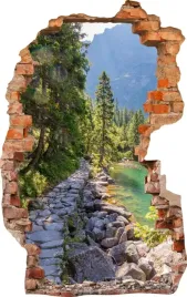 naklejki-na-sciane-fototapeta-3d-dziura-740-las