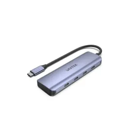 unitek-uhub-q4-usb-3-2-gen-1-3-1-gen-1-type-c-5000-mbit-s-szary