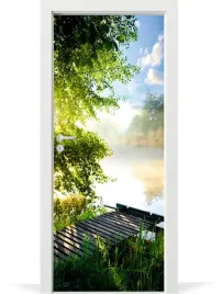 naklejka-fototapeta-na-drzwi-drewniane-molo