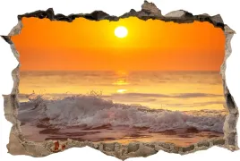 fototapeta-dziura-3d-naklejka-zachod-slonca-morze