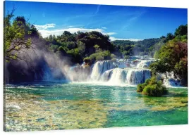 obraz-na-plotnie-100x70-wodospady-krka-park