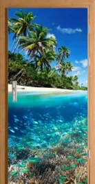 folia-na-drzwi-lazurowy-ocean-morze-tropiki-raj