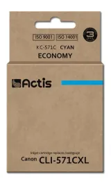 actis-tusz-kc-571c-zamiennik-canon-cli-571c-standard-12-ml-niebieski