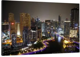 obraz-na-plotnie-120x80-marina-dubaj-miasto-noca