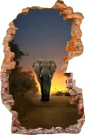 naklejki-na-sciane-fototapeta-3d-dziura-660-slon
