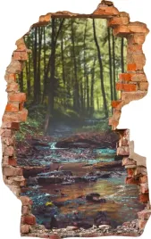 naklejki-na-sciane-fototapeta-3d-dziura-620-las