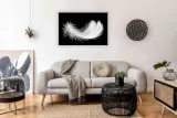 elegancki-obraz-na-plotnie-100x70-biale-piorko-stan-nowy