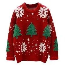 swiateczny-sweter-ek-damski-czerwony-z-choinka