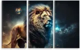 tryptyk-na-plotnie-krol-lew-abstrakcja