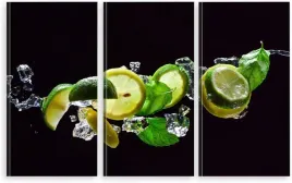 tryptyk-na-plotnie-do-kuchni-limonka-cytryna
