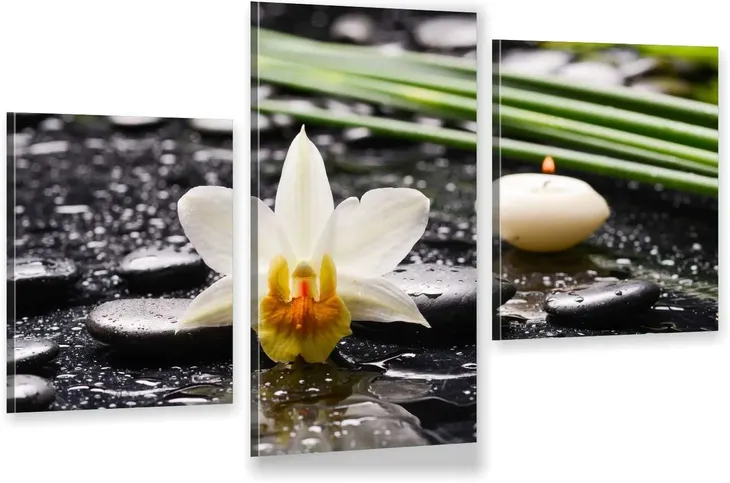tryptyk-na-plotnie-spa-biala-orchidea-kwiat-zen