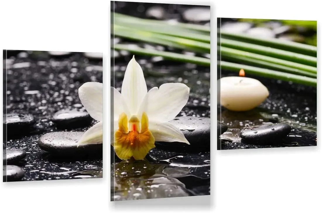 tryptyk-na-plotnie-spa-biala-orchidea-kwiat-zen