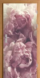 naklejka-na-drzwi-folia-eleganckie-rozowe-kwiaty