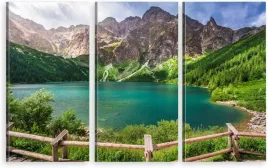 tryptyk-na-plotnie-morskie-oko-tatry-gory