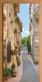 folia-na-drzwi-samoprzylepna-stara-wloska-uliczka