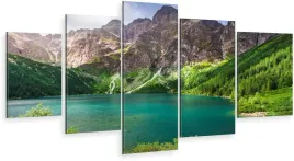 tryptyk-5-cz-na-plotnie-morskie-oko-tatry-gory