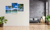 tryptyk-na-plotnie-bora-bora-palmy-ocean-format-poziomy