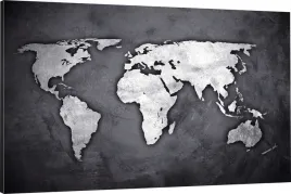 obraz-na-plotnie-dekoracyjny-na-sciane-do-biura-szara-mapa-120x80