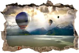 fototapeta-dziura-3d-naklejka-scienna-balony-gory