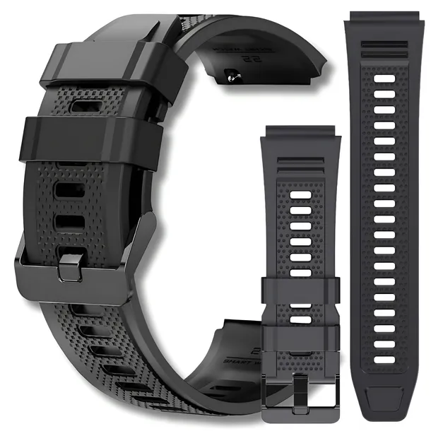 PASEK SILIKONOWY DO ZEGARKA SMARTWATCHA UNIWERSALNY 22mm 3 KOLORY +TELESKOP
